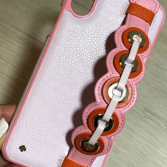 Kate Spade New York Grommet Hand Strap Stand iPhone Xs / X iPhone Case - Picture 9 of 9